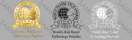 World Travel Tech Awards winner shield sample