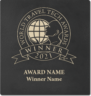 World Travel Tech Awards winner wall plaque
