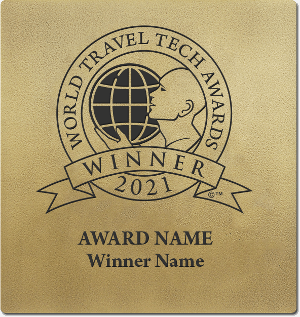 World Travel Tech Awards winner wall plaque